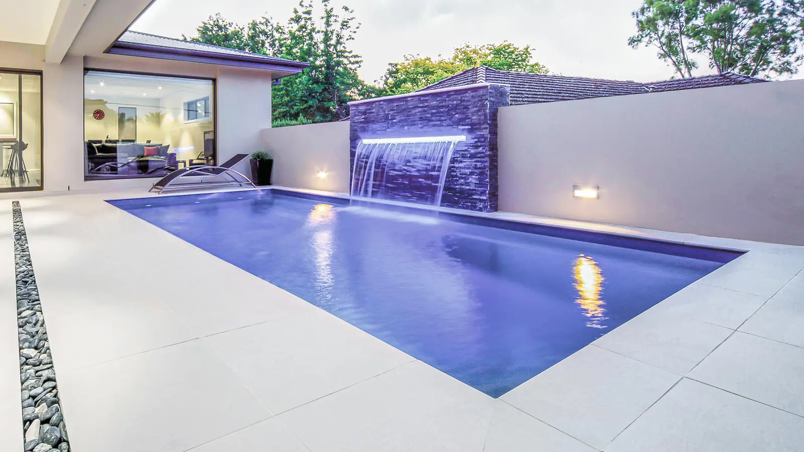 Leisure-Pools-Pinnacle-Fiberglass-Pool-Model-Hero The Reflection™, a fiberglass pool design manufactured by Leisure Pools