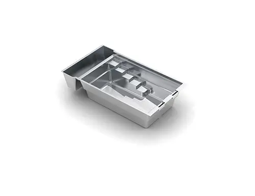 Linear-With-Cover-20 The Linear™ with Cover Fiberglass Pool 3D image